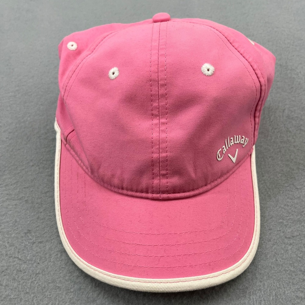 Callaway Womens Golf Hat Pink Adjustable Performance Baseball Cap CA